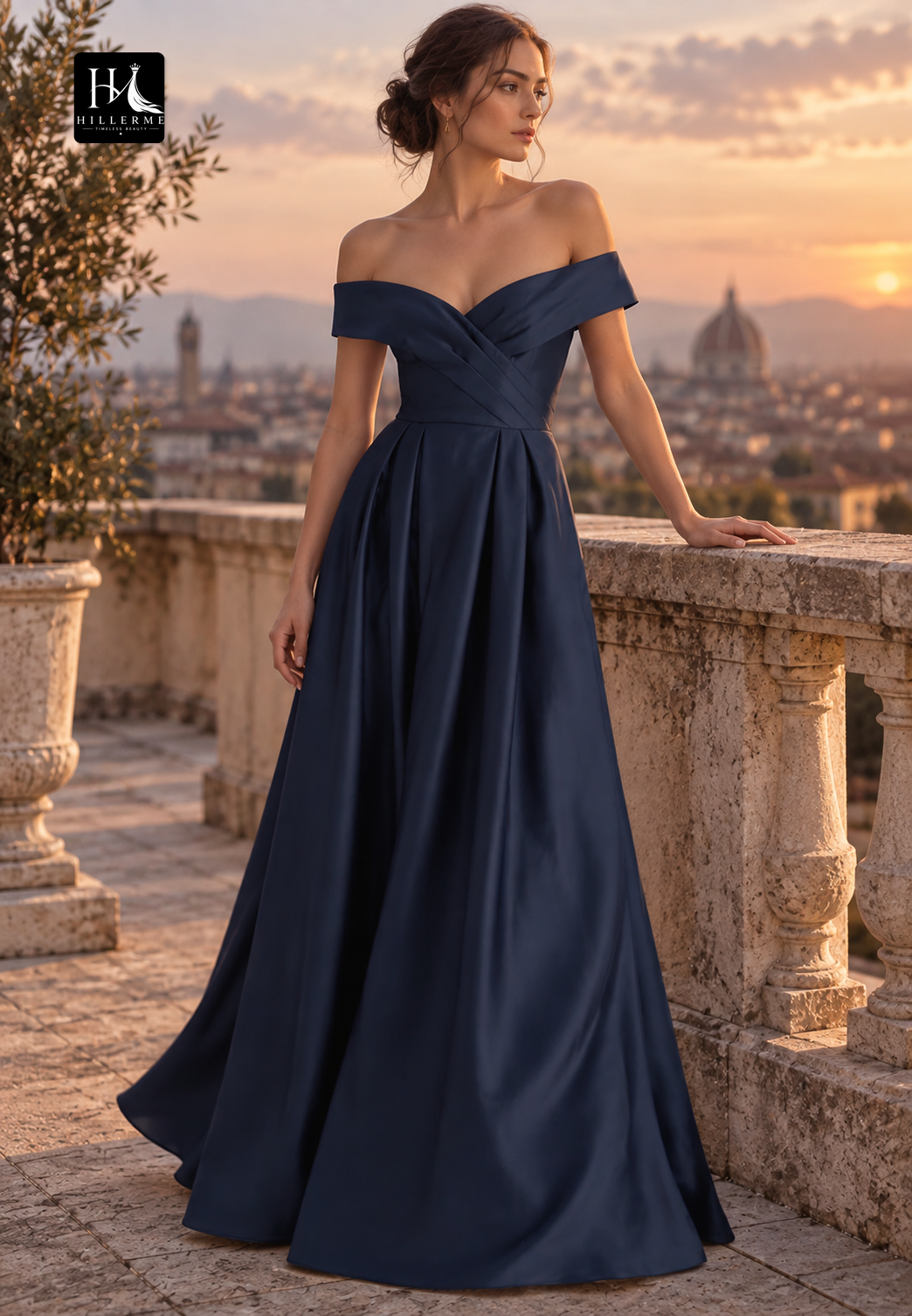 Sleek V-Neck Satin A-Line Cocktail Dress with Pleated Ruching for Mother of the Bride