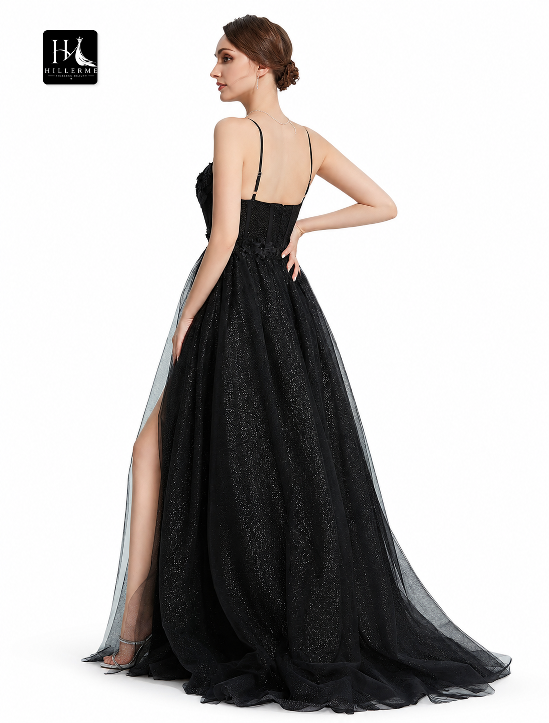Convertible A-Line Chiffon Floor-Length Wedding Guest Dress with Halter Neck and Ruched Details