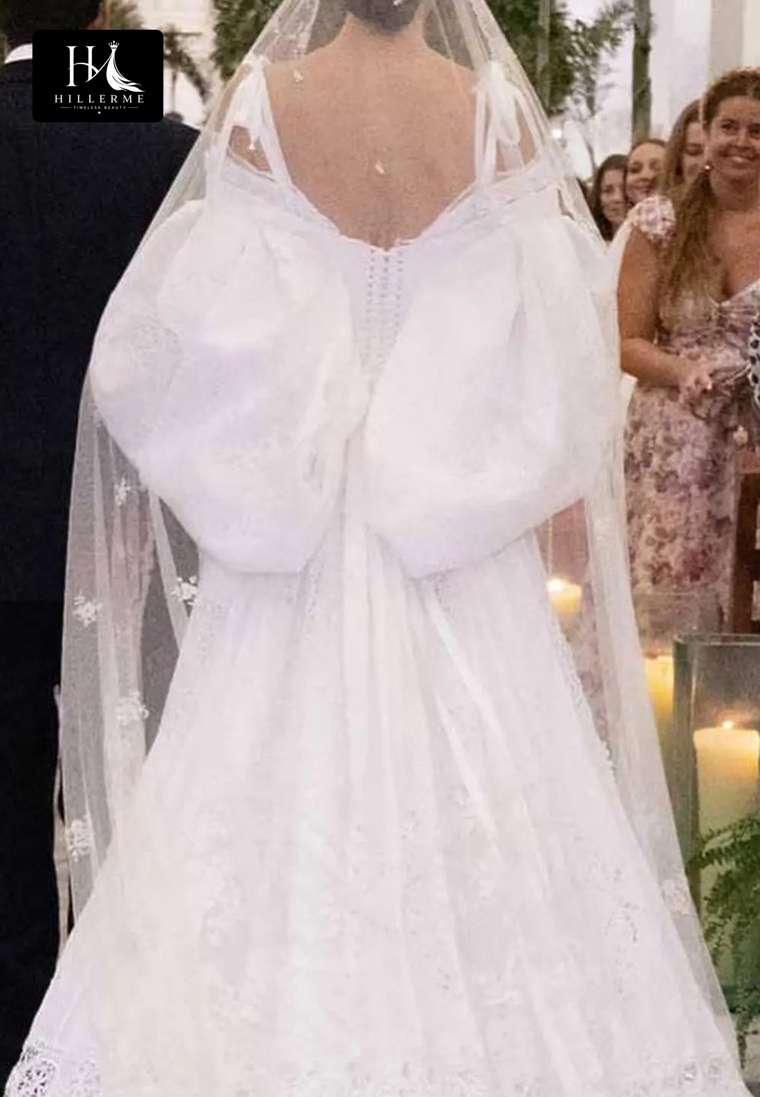 Satin Pleated A-Line Wedding Dress with Bateau Neckline and Spaghetti Straps